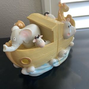 Noah's ark nursery vintage bookends